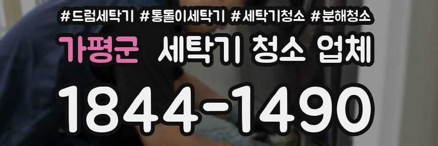 가평군 세탁기 청소 업체