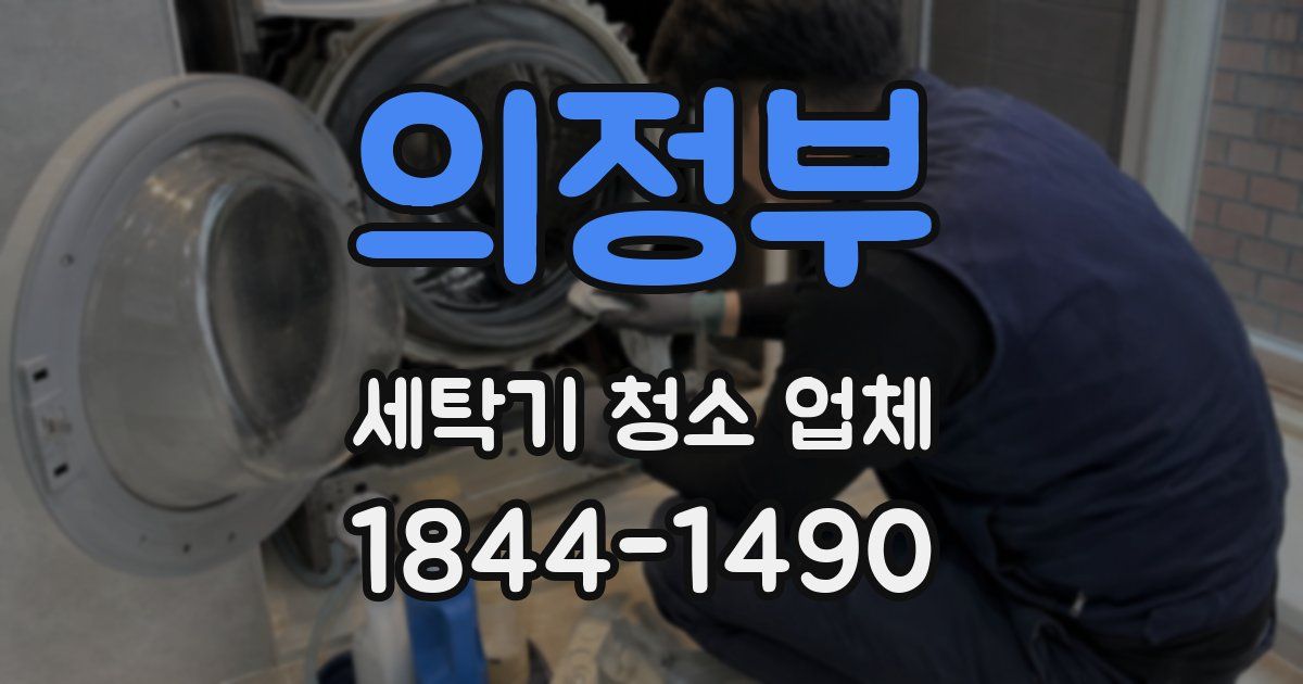 의정부 세탁기 청소 업체