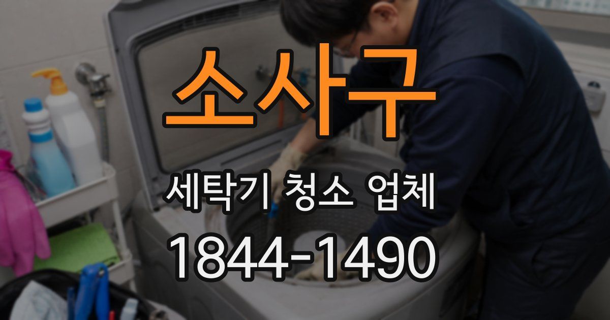 소사구 세탁기 청소 업체