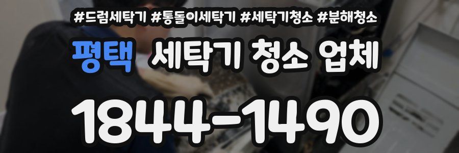 평택 세탁기 청소 업체
