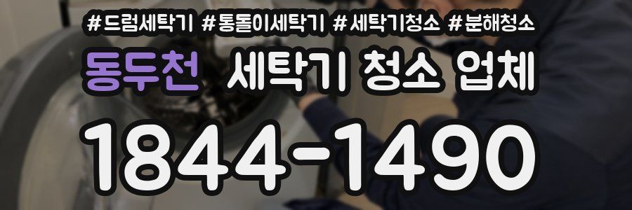 동두천 세탁기 청소 업체