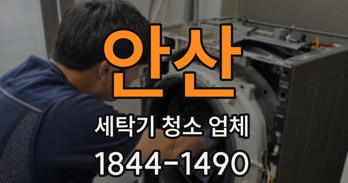 안산 세탁기 청소 업체