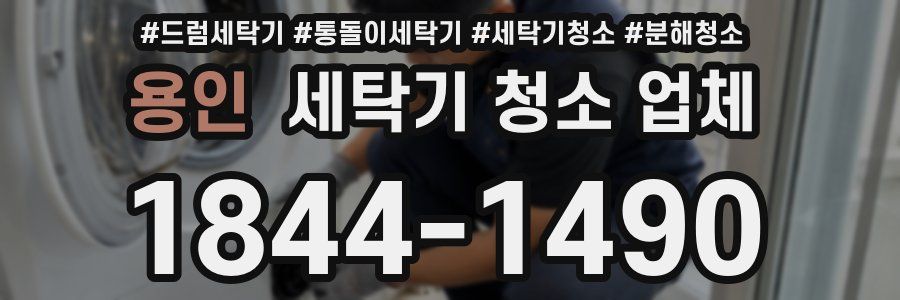 용인 세탁기 청소 업체