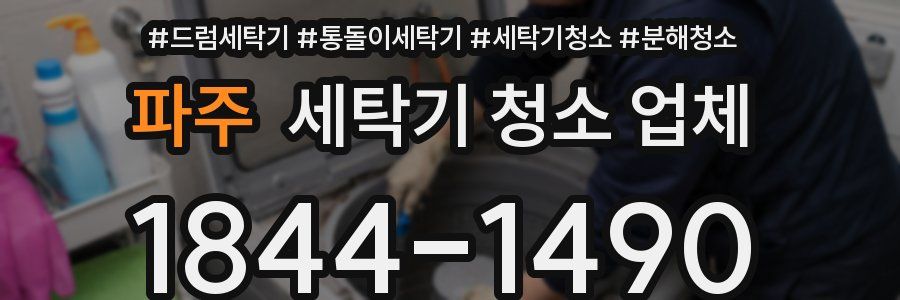 파주 세탁기 청소 업체