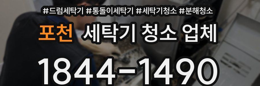 포천 세탁기 청소 업체