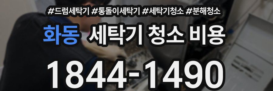 화동 세탁기 청소 비용