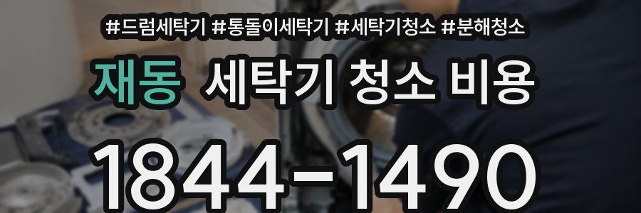 재동 세탁기 청소 비용