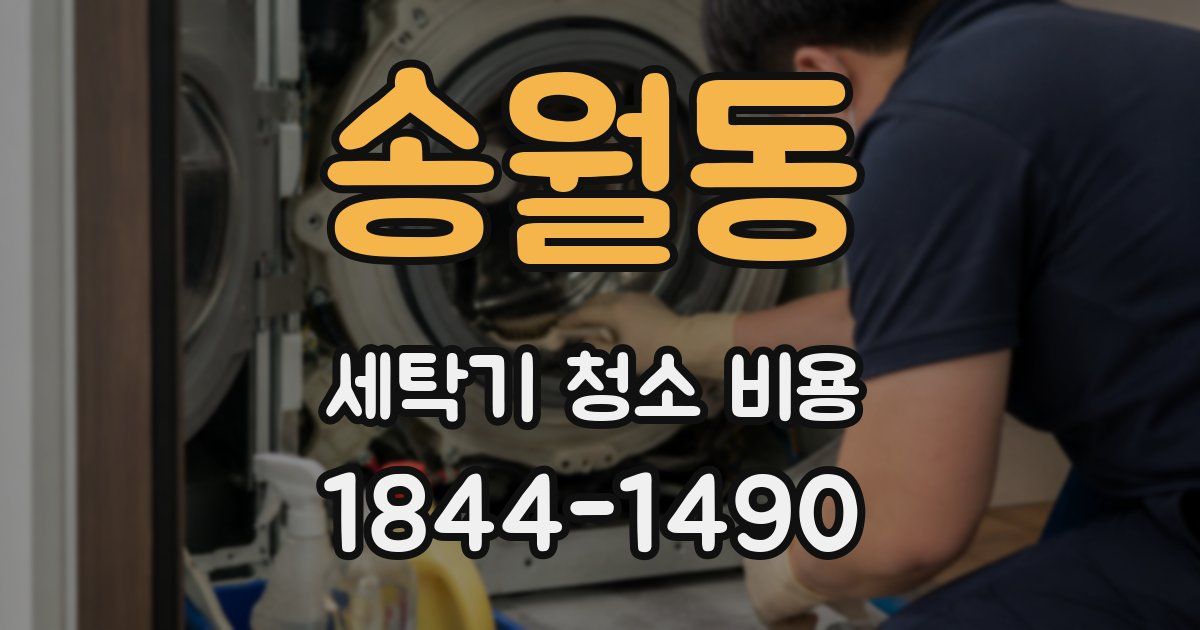 송월동 세탁기 청소 비용
