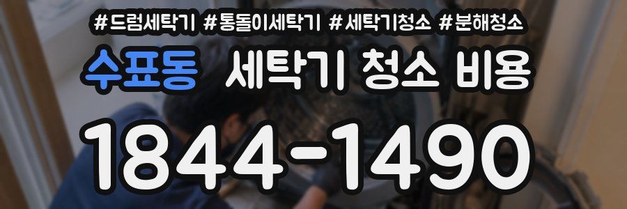 수표동 세탁기 청소 비용
