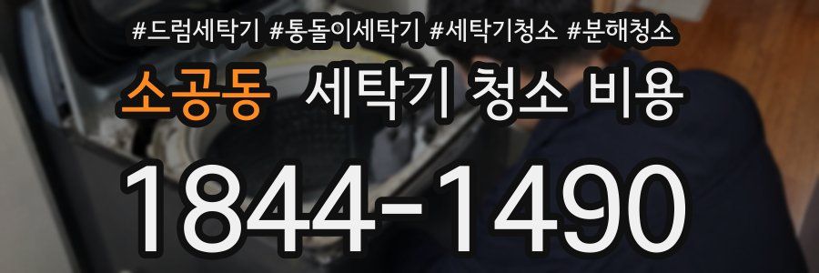 소공동 세탁기 청소 비용