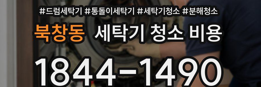 북창동 세탁기 청소 비용
