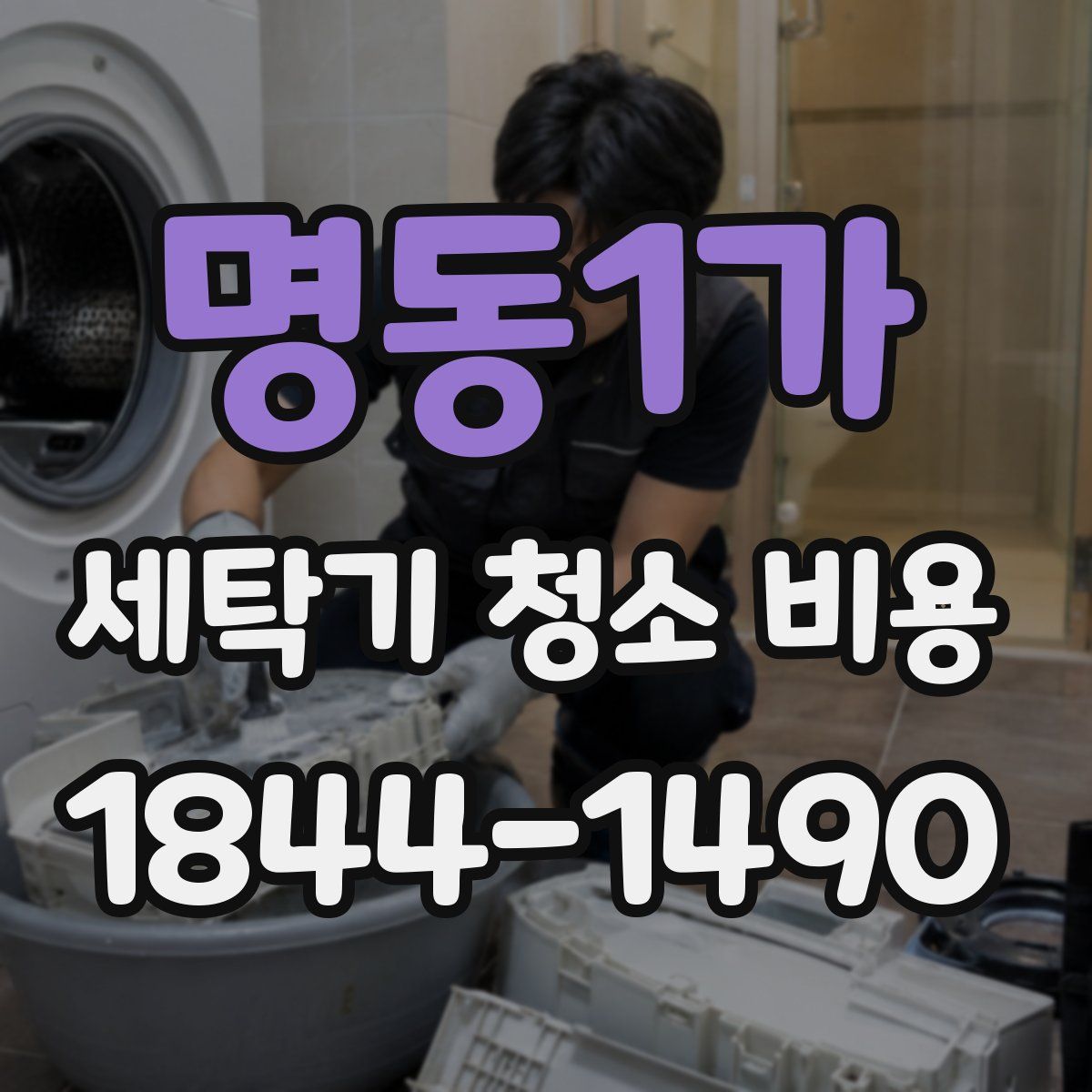 명동1가 세탁기 청소 비용