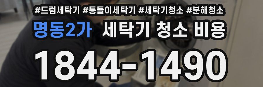 명동2가 세탁기 청소 비용