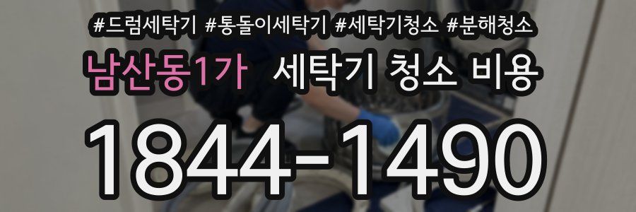 남산동1가 세탁기 청소 비용
