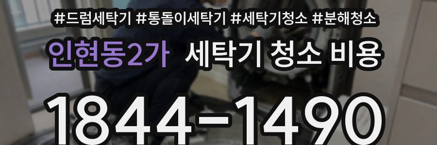 인현동2가 세탁기 청소 비용