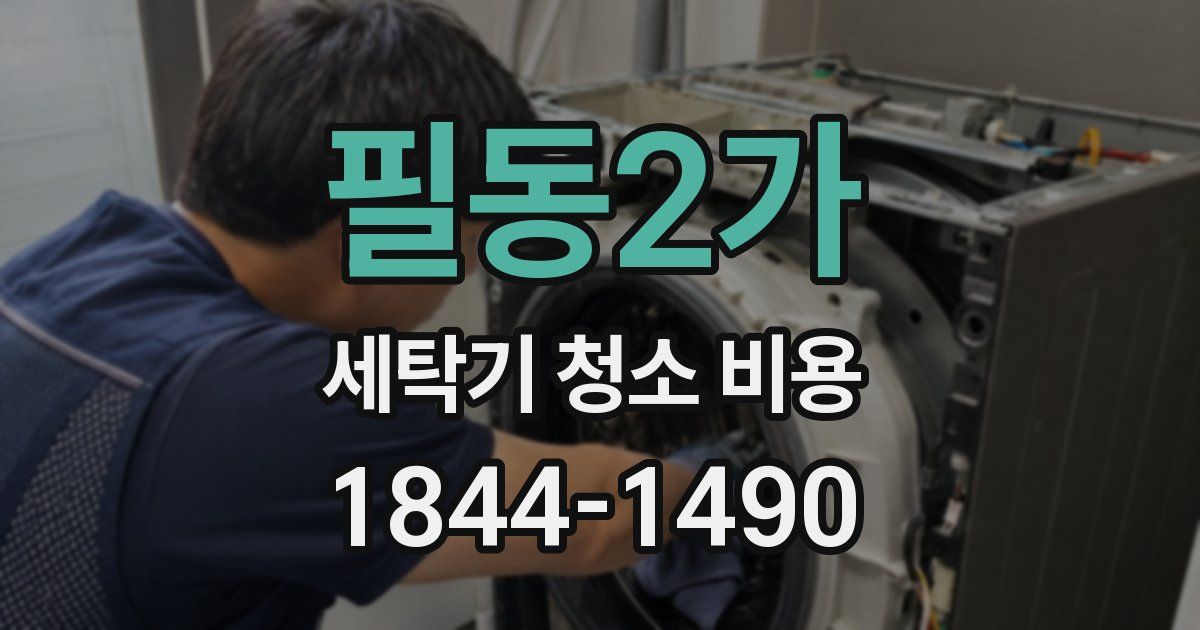 필동2가 세탁기 청소 비용