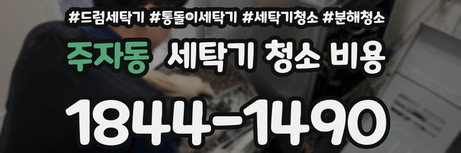 주자동 세탁기 청소 비용