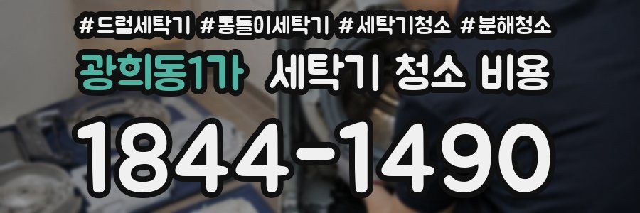 광희동1가 세탁기 청소 비용
