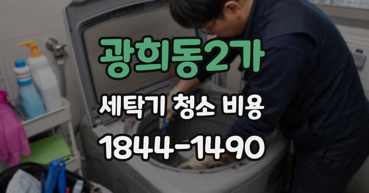 광희동2가 세탁기 청소 비용