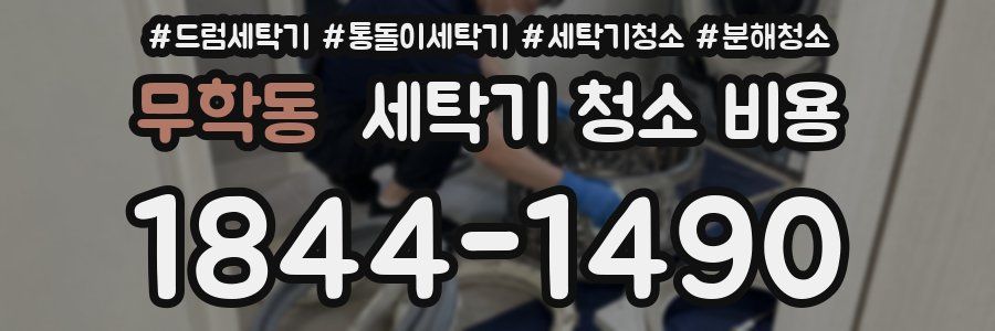무학동 세탁기 청소 비용