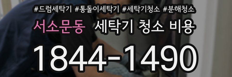 서소문동 세탁기 청소 비용