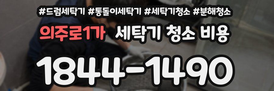 의주로1가 세탁기 청소 비용