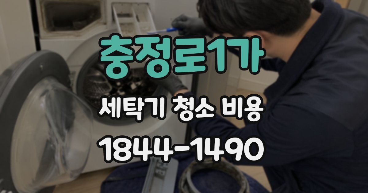 충정로1가 세탁기 청소 비용