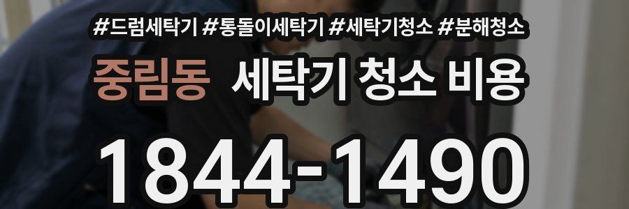 중림동 세탁기 청소 비용