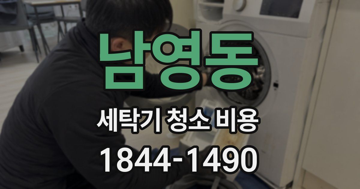 남영동 세탁기 청소 비용