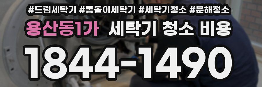 용산동1가 세탁기 청소 비용