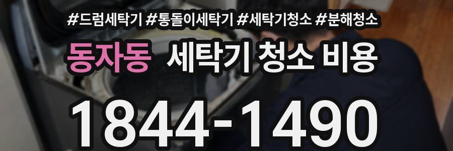 동자동 세탁기 청소 비용