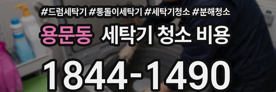 용문동 세탁기 청소 비용