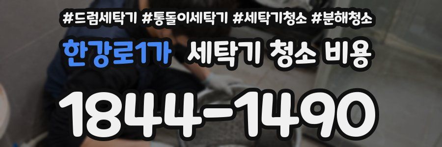 한강로1가 세탁기 청소 비용