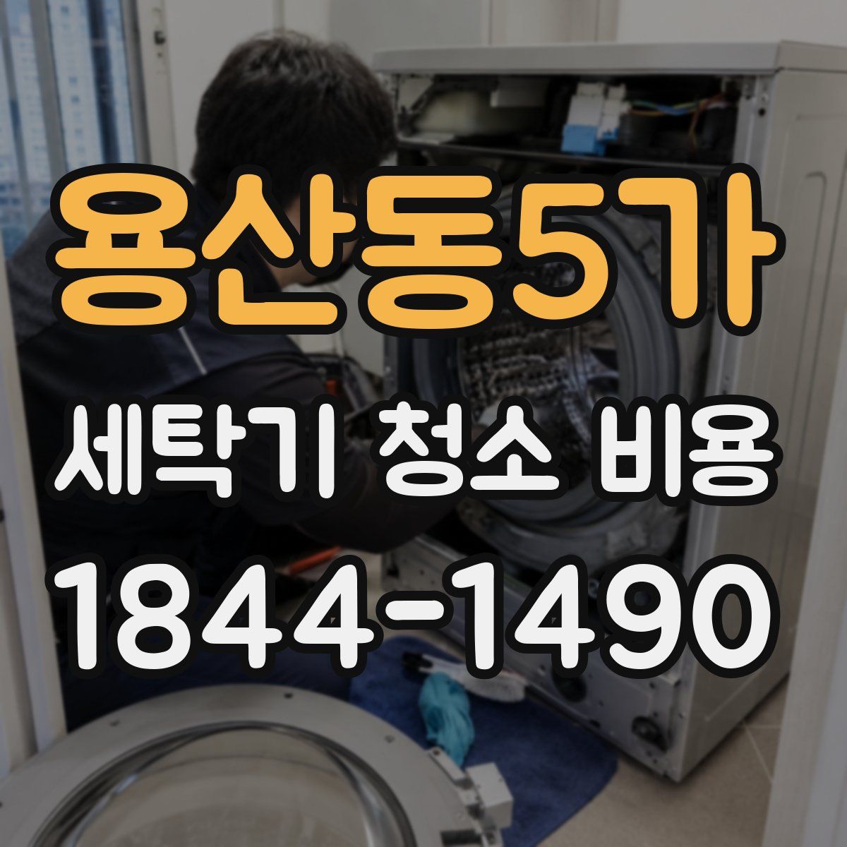 용산동5가 세탁기 청소 비용
