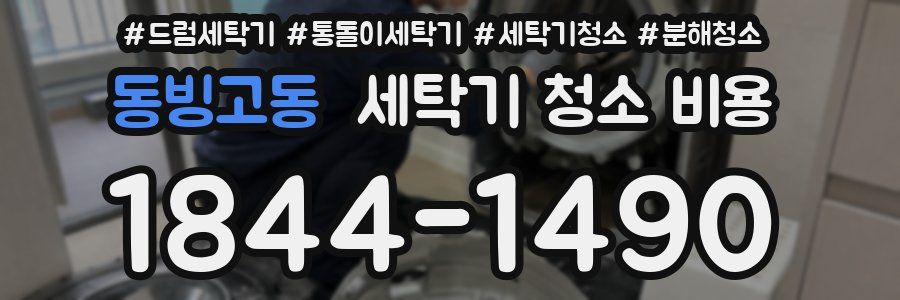 동빙고동 세탁기 청소 비용