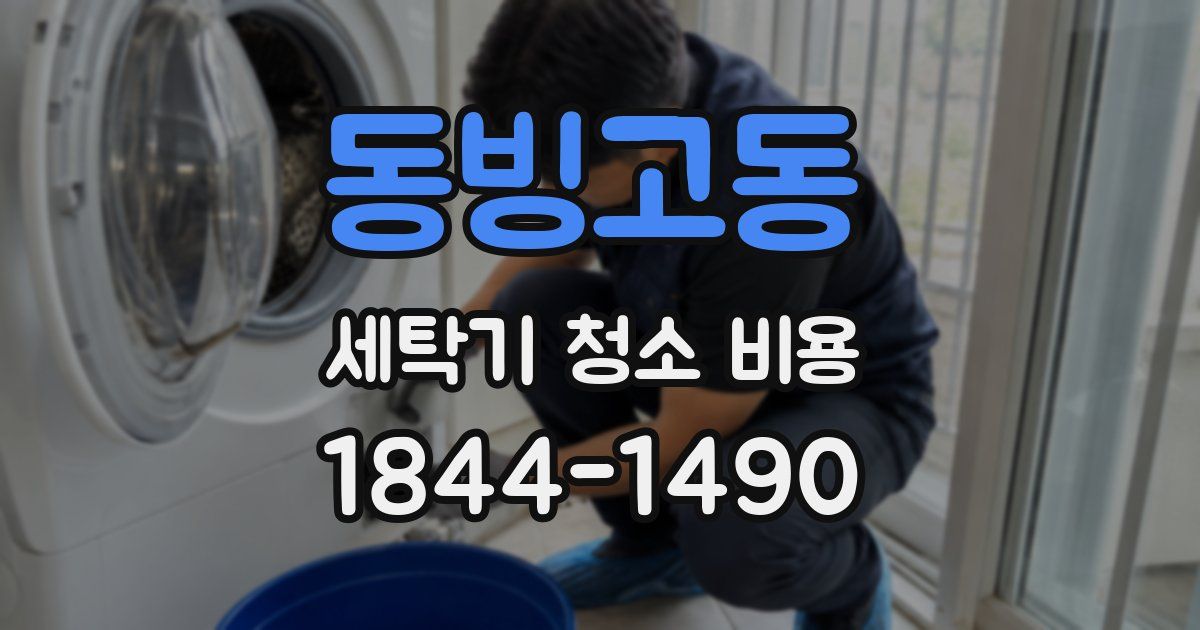 동빙고동 세탁기 청소 비용