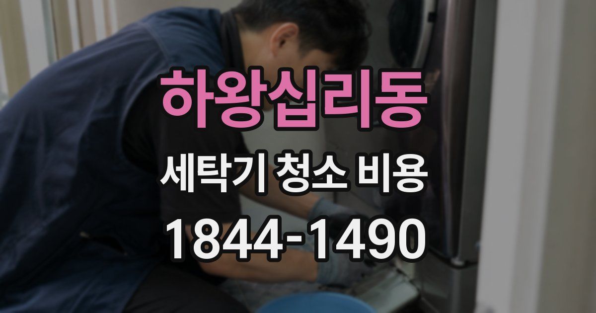 하왕십리동 세탁기 청소 비용