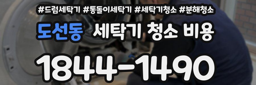 도선동 세탁기 청소 비용