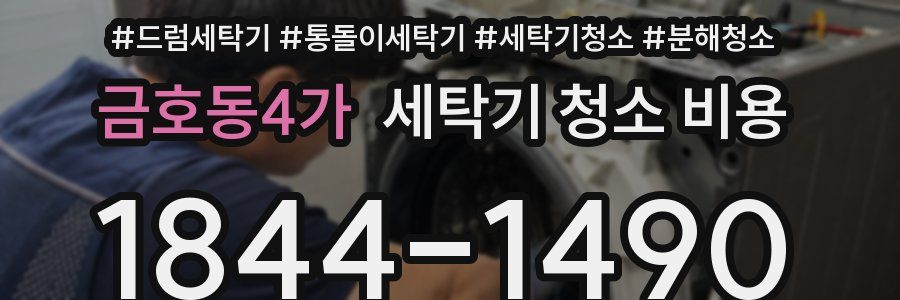 금호동4가 세탁기 청소 비용