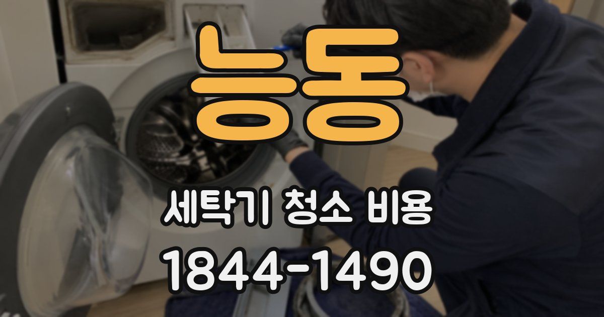 능동 세탁기 청소 비용