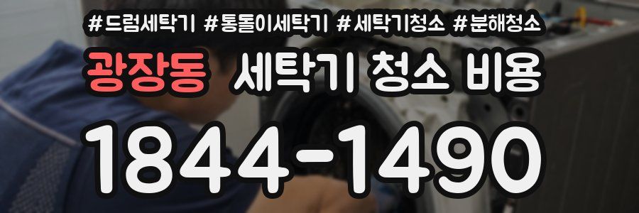 광장동 세탁기 청소 비용