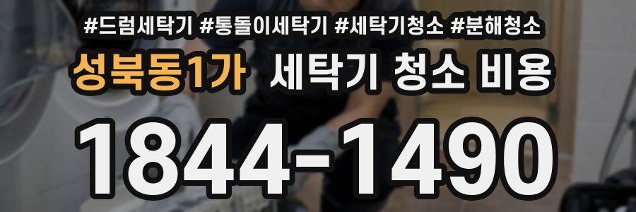 성북동1가 세탁기 청소 비용