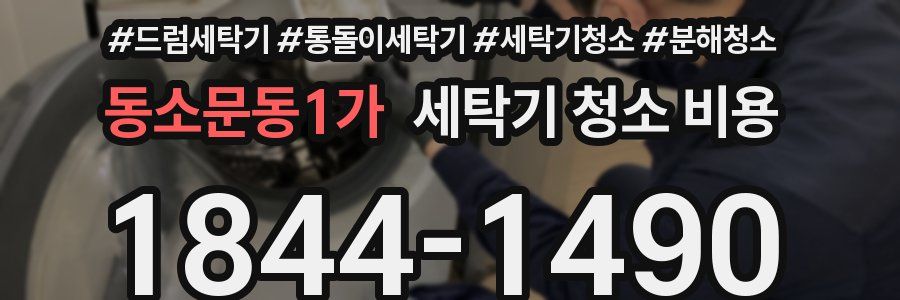 동소문동1가 세탁기 청소 비용