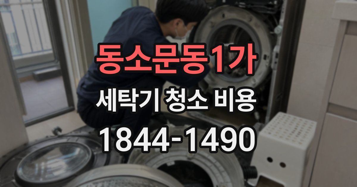 동소문동1가 세탁기 청소 비용