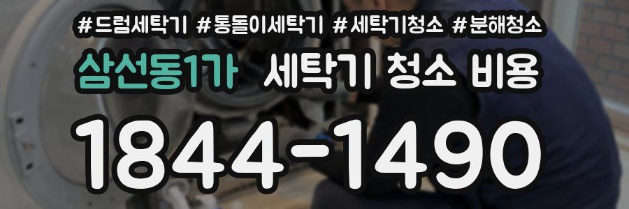 삼선동1가 세탁기 청소 비용