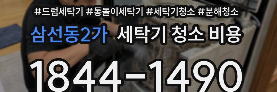 삼선동2가 세탁기 청소 비용