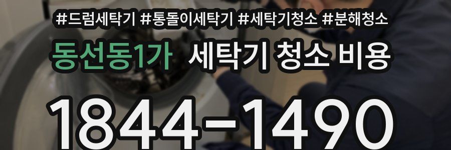 동선동1가 세탁기 청소 비용