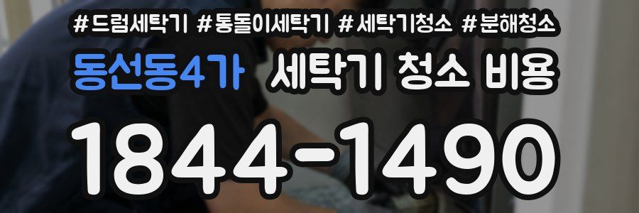 동선동4가 세탁기 청소 비용