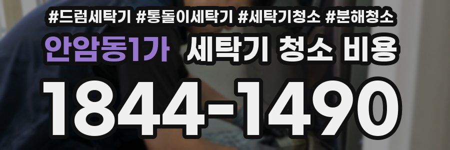 안암동1가 세탁기 청소 비용