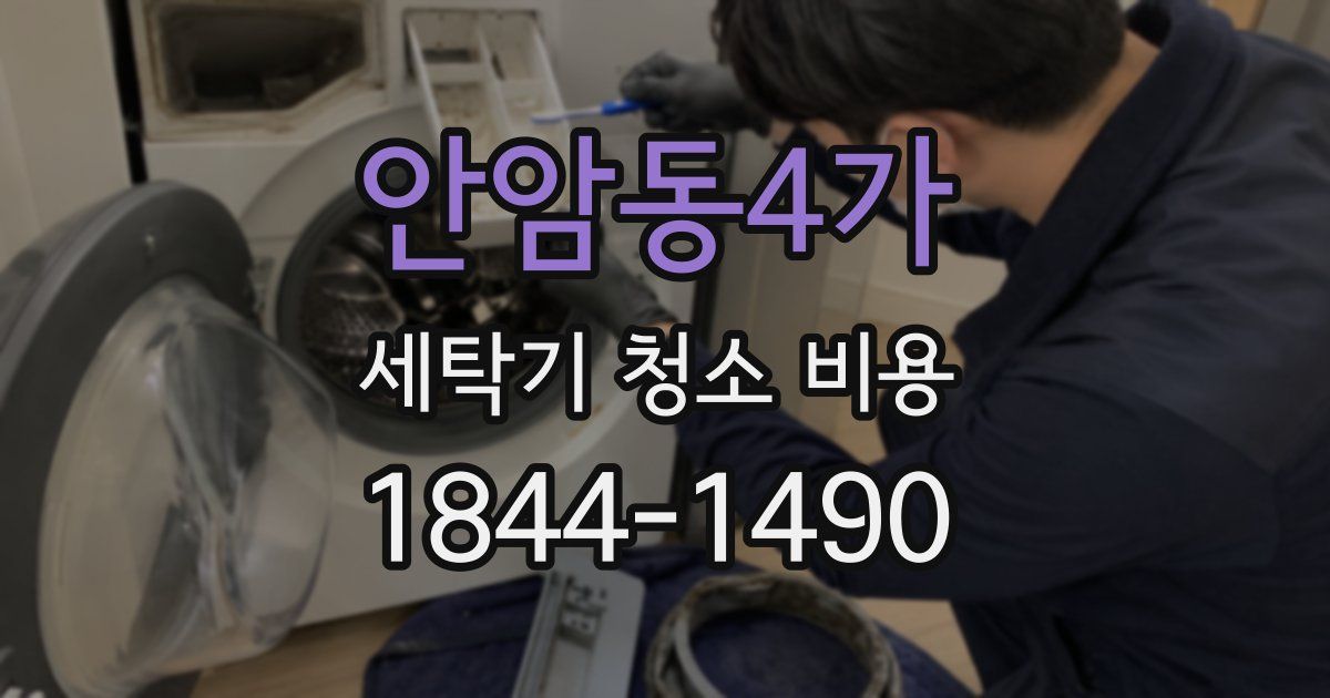 안암동4가 세탁기 청소 비용